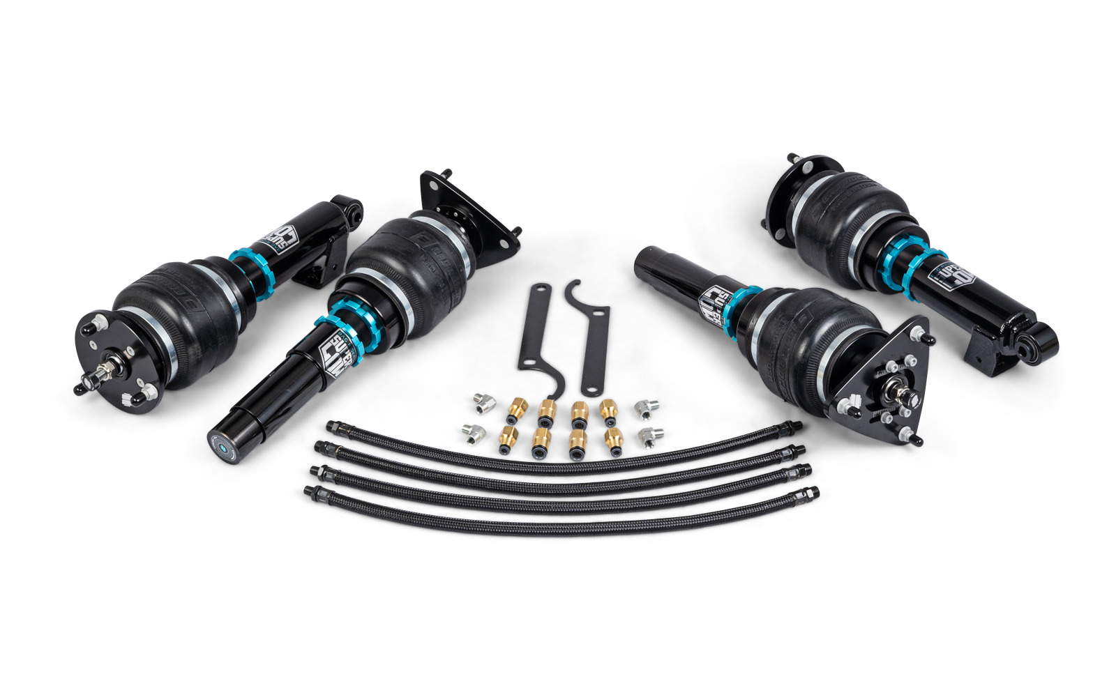 Bag Riders Super Low Porsche 911 996 Air Suspension Kit - Four Corner