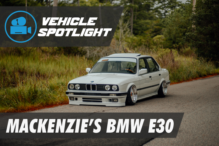 Bagged BMW E30 With Air Lift Performance 3P Suspension Vehicle