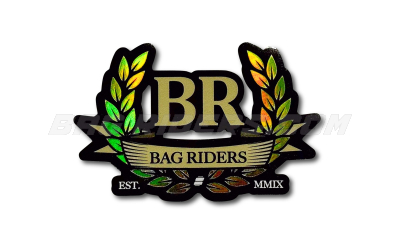 Bag Riders Crest Sticker (Metallic)