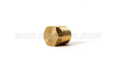 Brass hex plug