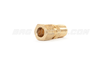 Brass compression male straight