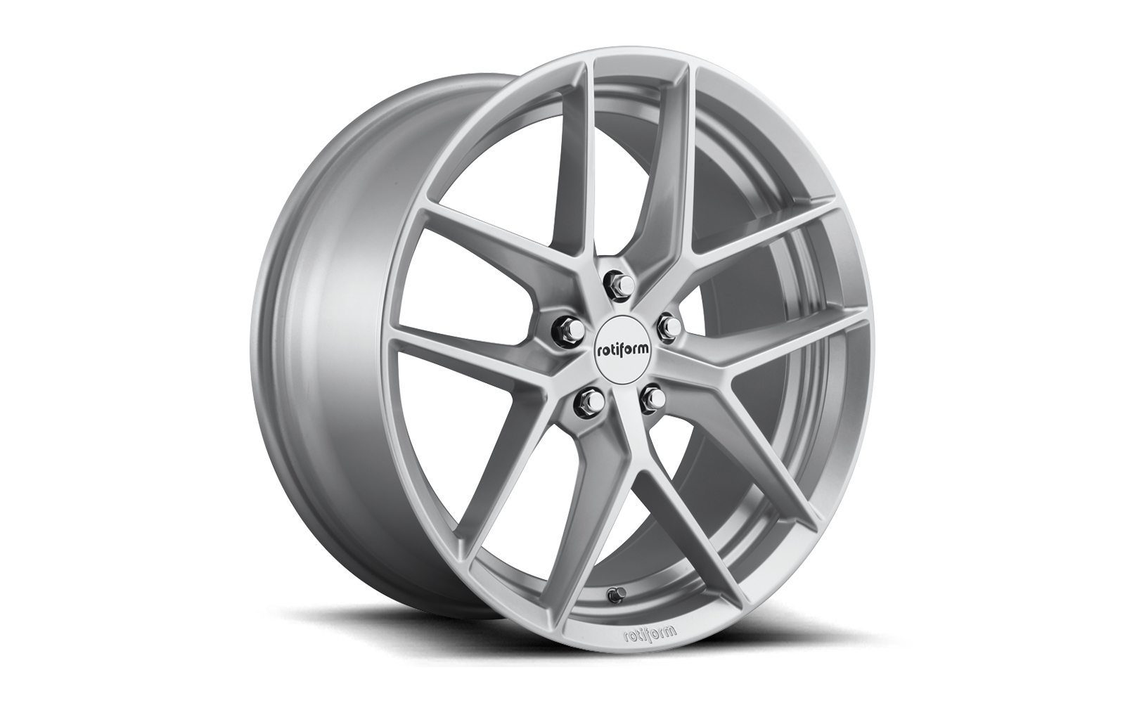 Rotiform FLG Gloss Silver Cast Wheels | Bag Riders