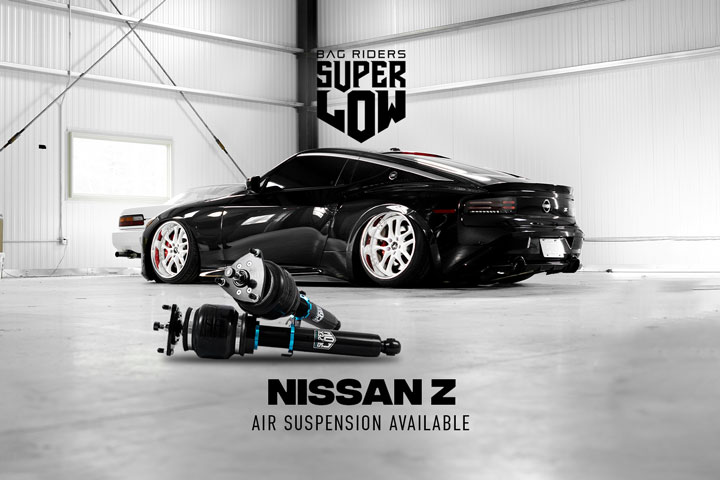 Nissan Z on Super Low Air Suspension