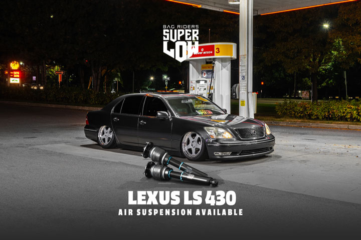 Lexus LS430 UCF30 on Super Low Air Suspension