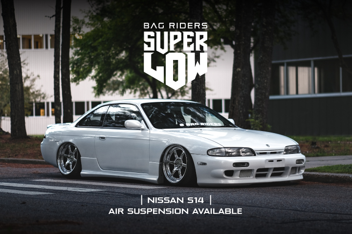 Super Low air suspension kit for Nissan S14