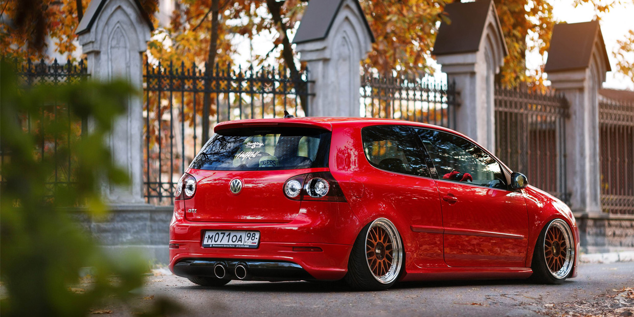 Volkswagen GTI MK5 air suspension